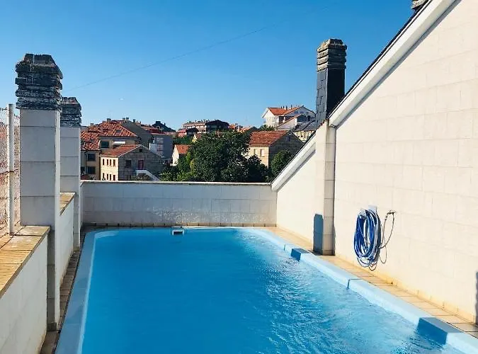Διαμέρισμα Enjoy Sanxenxo,200m Playa, Balcon Vistas Cies, Piscina & Terraza Azotea,2 Plazas Garaje, 2 Banos, Muy Luminoso, Muy Tranquilo,muy Equipado, Centrico Sanxenxo