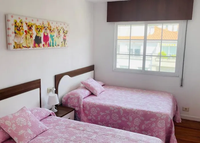 Enjoy Sanxenxo,200m Playa, Balcon Vistas Cies, Piscina & Terraza Azotea,2 Plazas Garaje, 2 Banos, Muy Luminoso, Muy Tranquilo,muy Equipado, Centrico * Sanxenxo